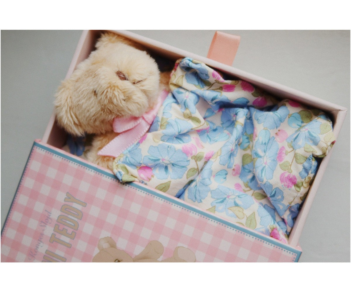 Ourson en Peluche Miniature Tiny Teddy Élise Beige