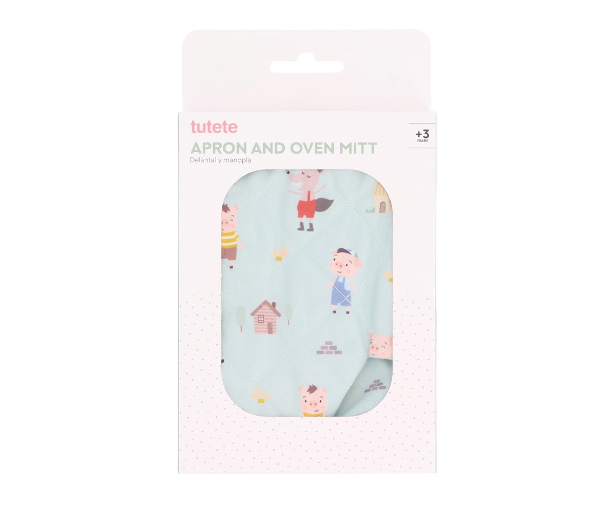 Set Tablier The Three Little Pigs Personnalisable