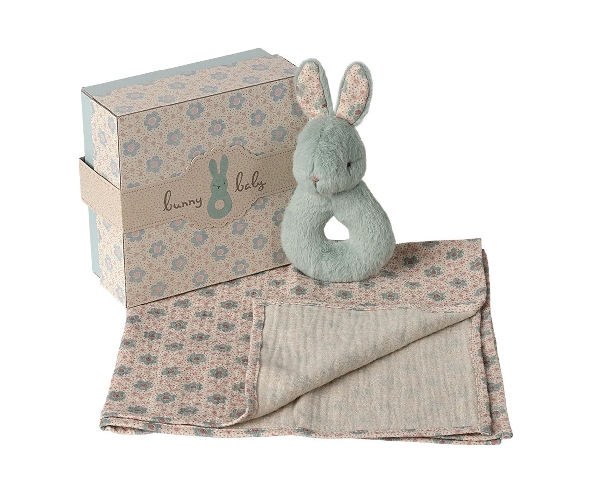 Set Sonajero Conejo Mint