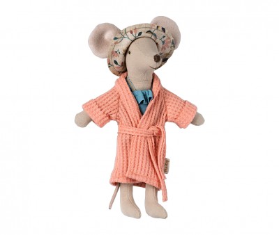 Accappatoio Mouse Mum & Dad Maileg Coral