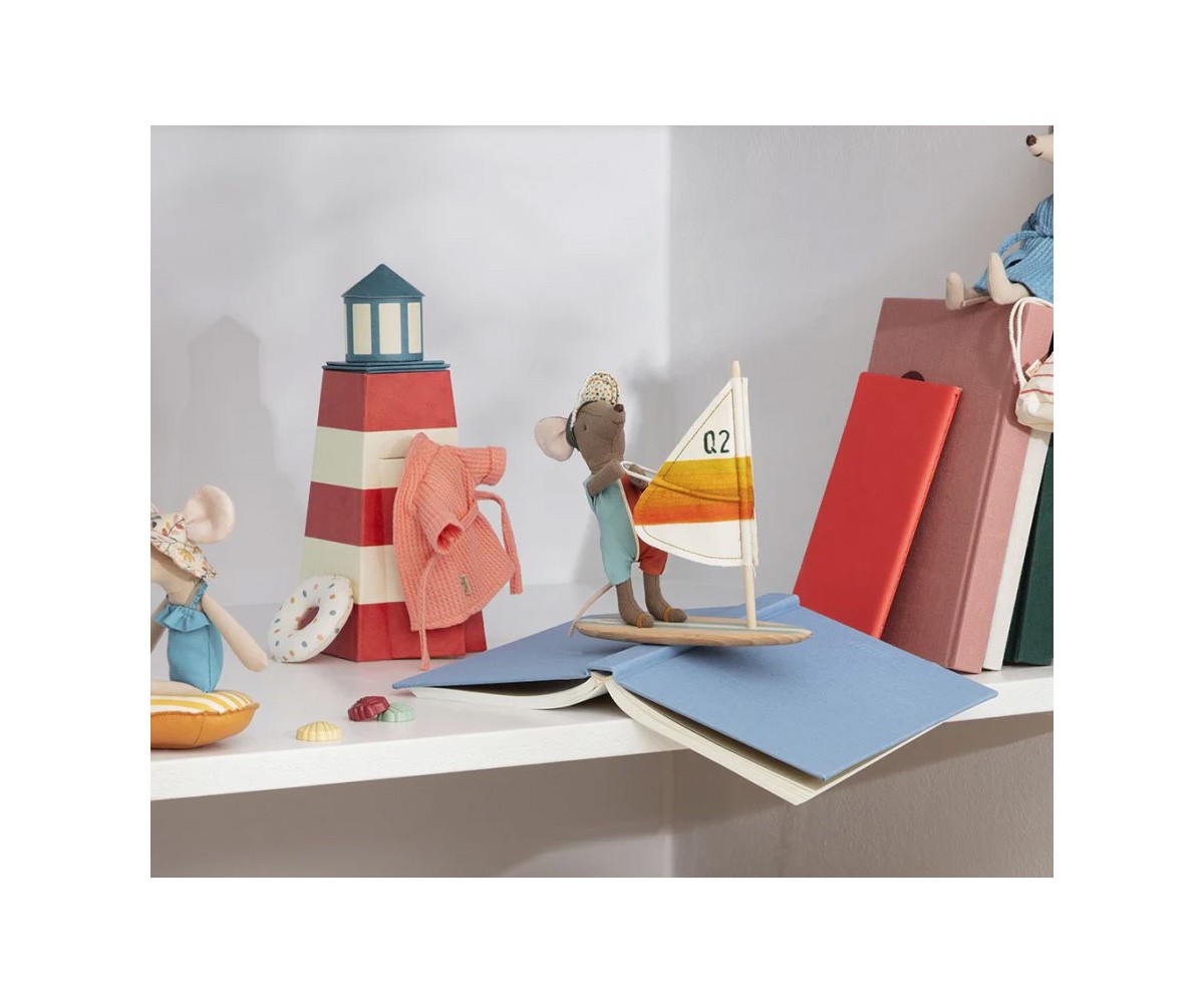 Bata de Baño Mamá y Papá Ratón Coral