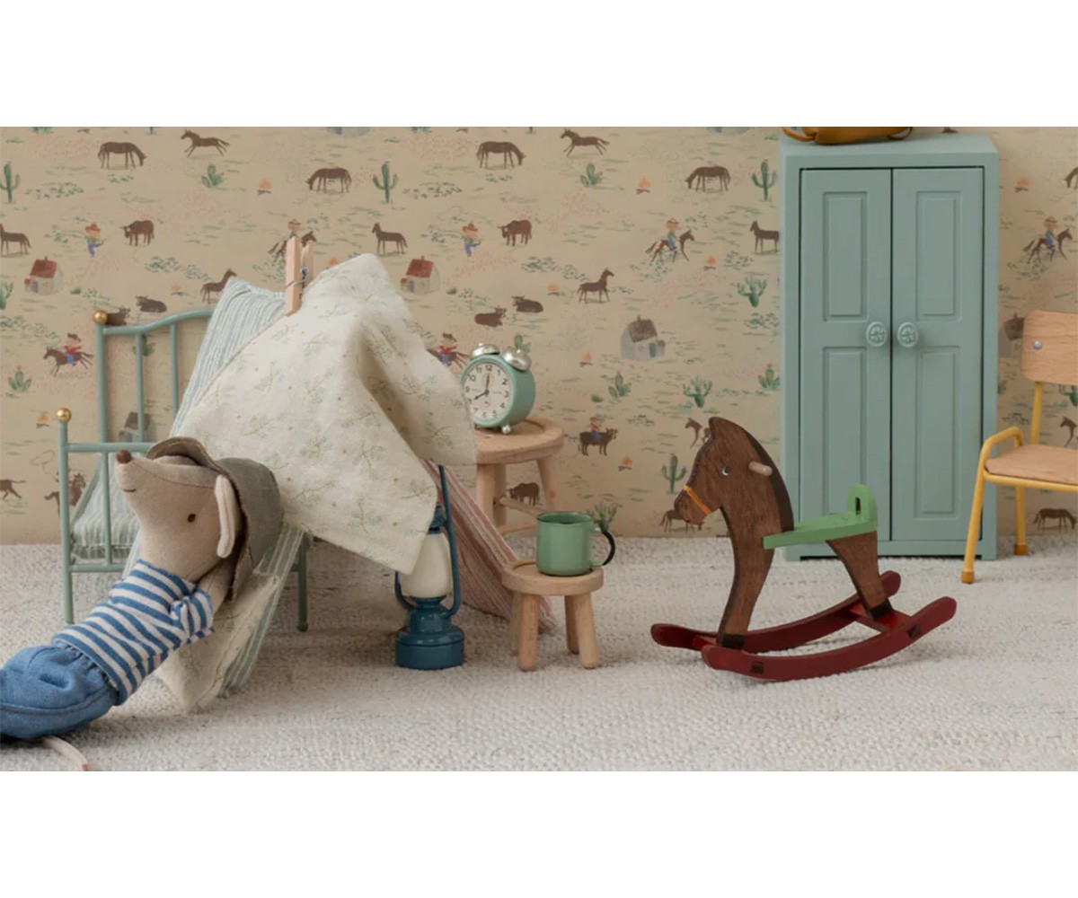 Cheval à Bascule pour Souris Dark Brown