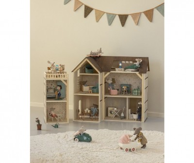 Pegatina de Papel para Pared Granja en Miniatura Mouse Hole