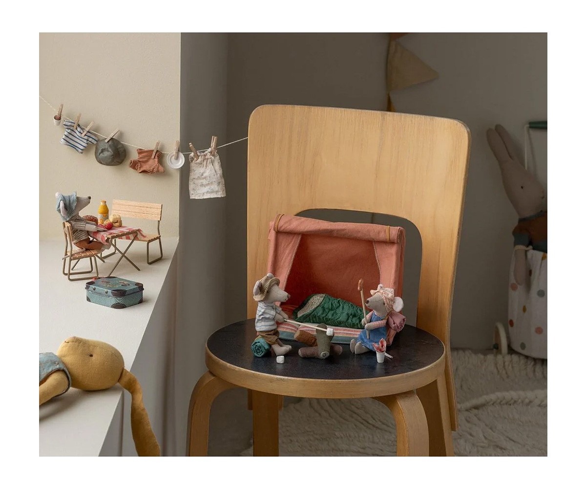 Tenda de acampamento Happy Mouses Maileg Laranja