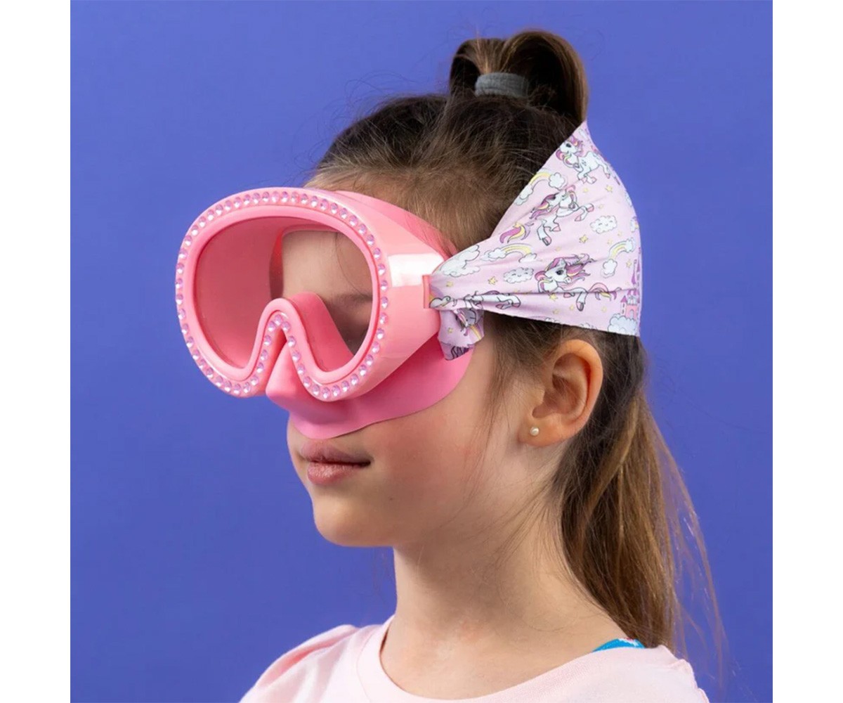 Máscara de mergulho Unicorn Diamonds (3 a 10 anos)