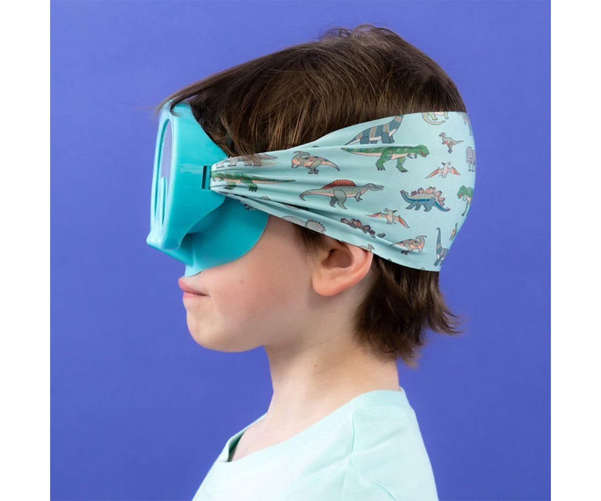 Máscara de mergulho de dinossauro (3 a 10 anos)