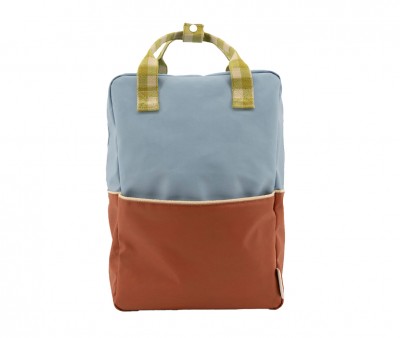 Mochila Grande Personalizable Better Together Colourblocking Badminton Blue + Leather Ball