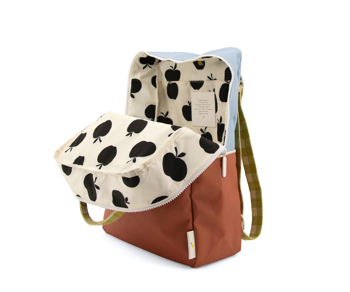 Grand Sac à Dos Sticky Lemon Better Together Colourblocking Badminton Blue + Leather Ball