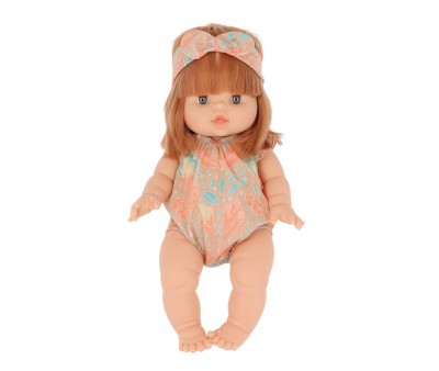 Muñeco Gordis Capucine con Pelele Clara Aquarius con Diadema