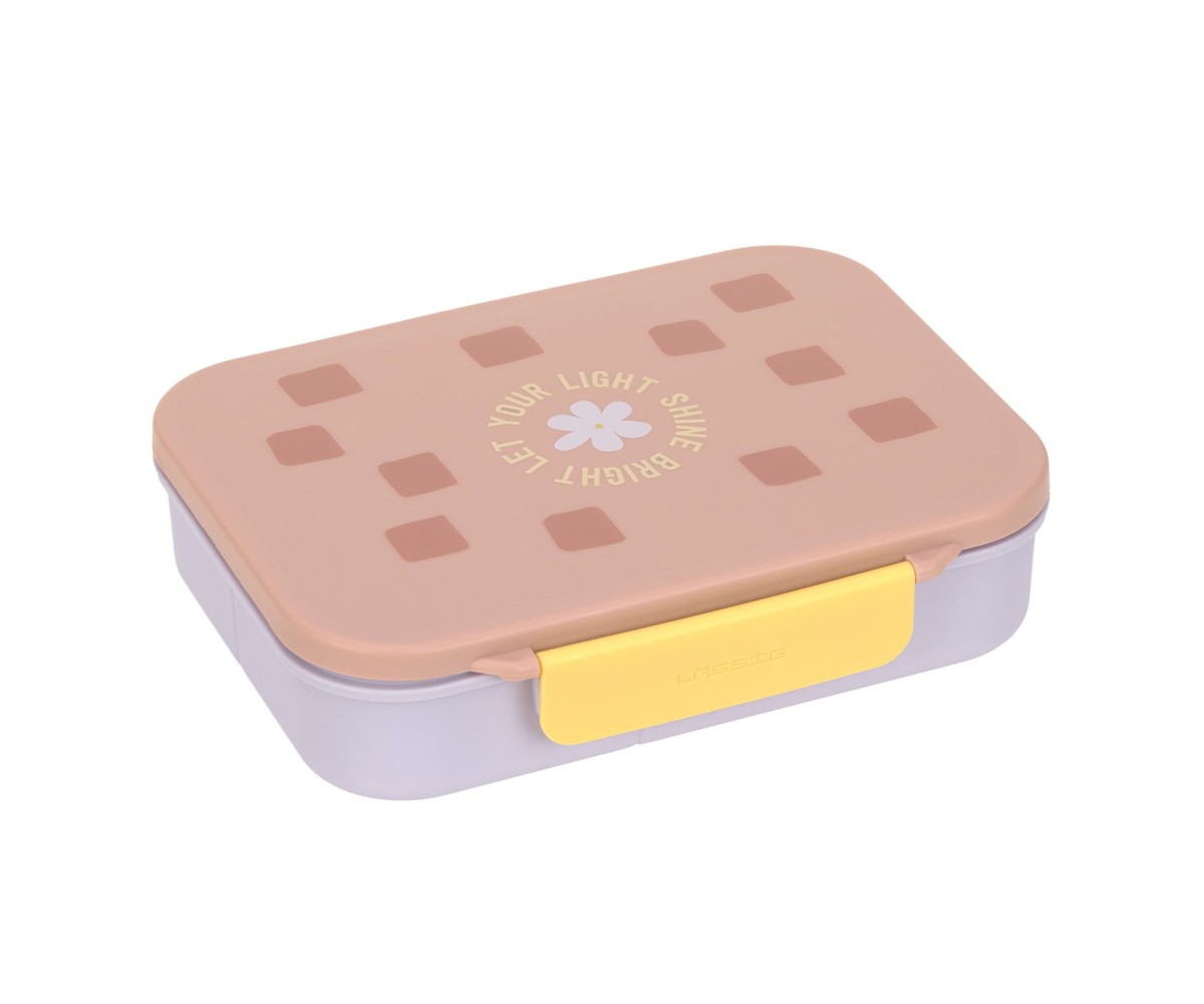 Caja de Almuerzo Compartimentos Bento Pattern Party Rose/Lilac