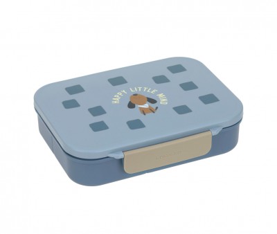 Caja de Almuerzo Compartimentos Bento Pattern Party Blue/Green
