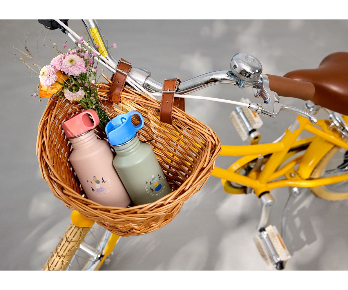 Garrafa de aço inoxidável Sunny Explorer verde/azul 500 ml