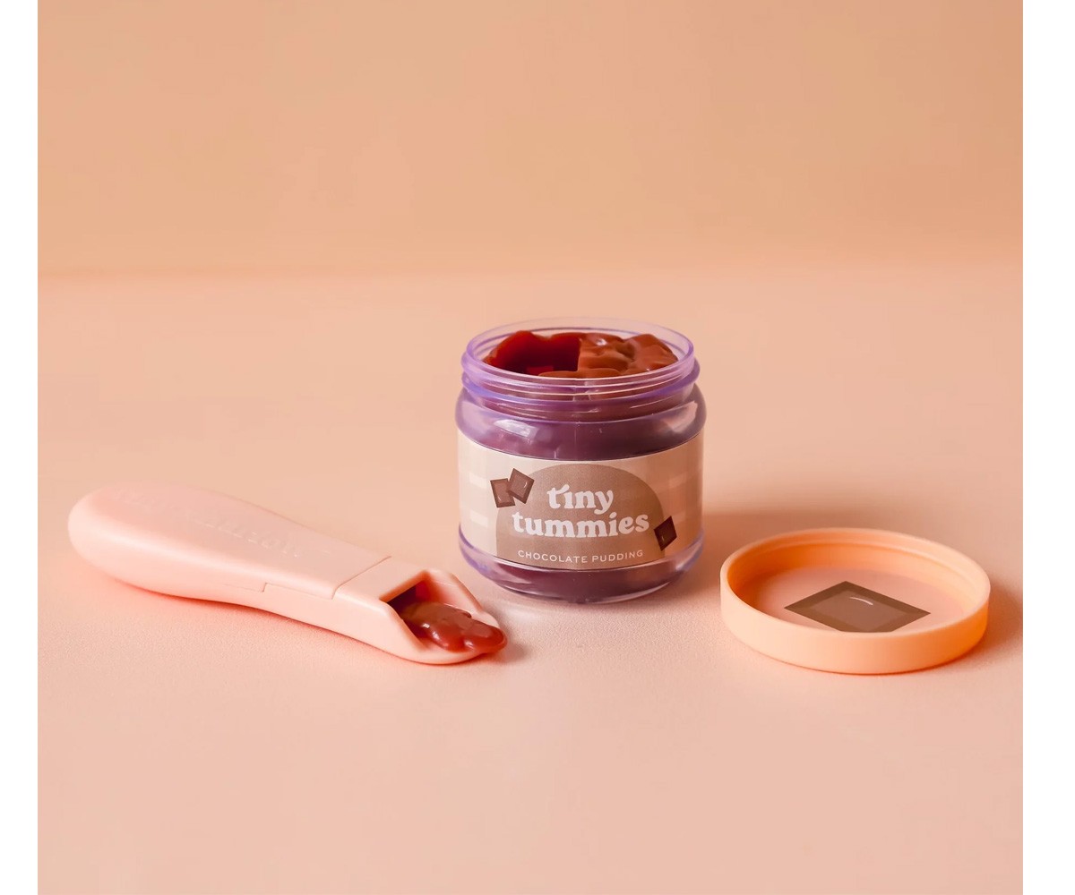 Set Petit Pot et Cuillère Tiny Tummies Chocolate Pudding