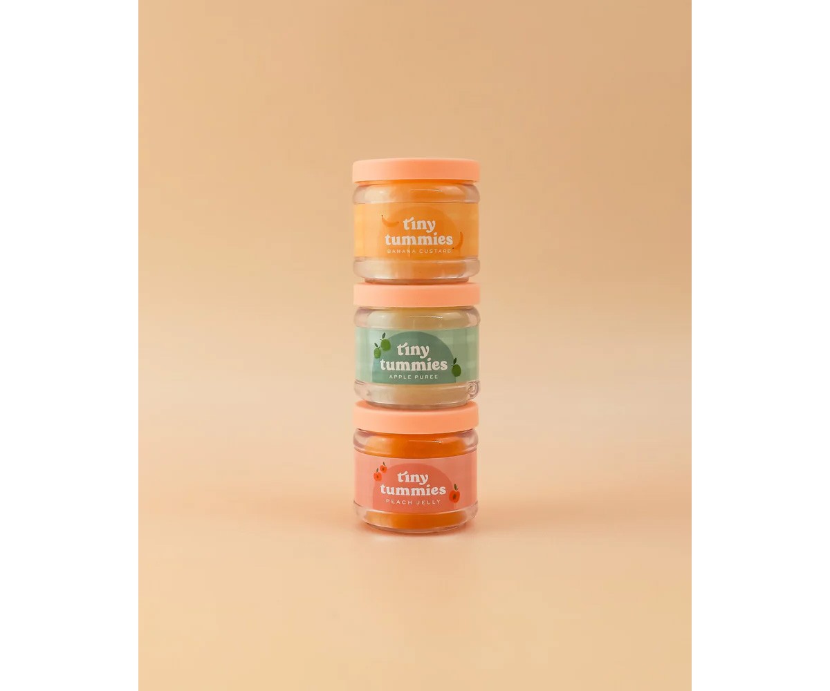 Set Pot et Cuillère Tiny Tummies Banana Custard