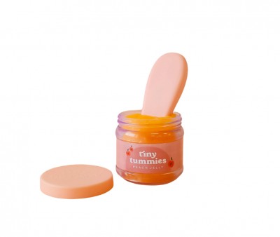 Set de Tarro y Cuchara Tiny Tummies Peach Jelly Food