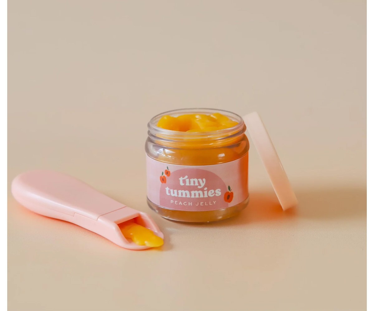 Set Pot et Cuillère Tiny Tummies Peach Jelly