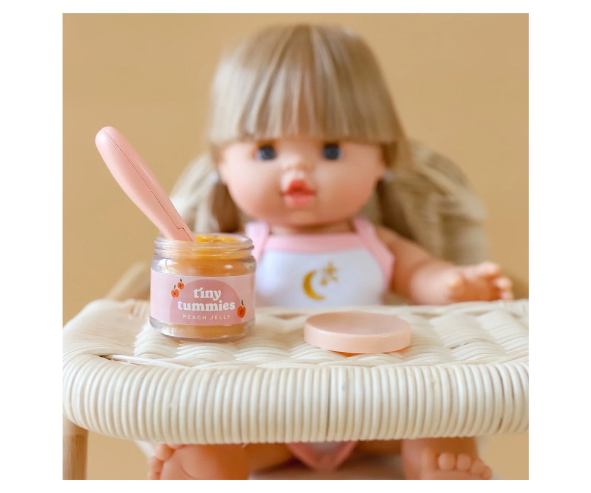 Set Pot et Cuillère Tiny Tummies Peach Jelly