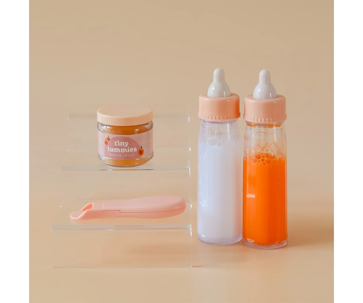 Set Pot et Cuillère Tiny Tummies Peach Jelly