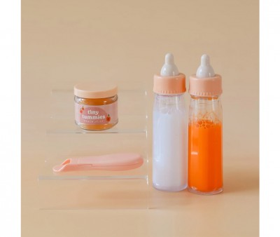 Set de Tarro y Cuchara Tiny Tummies Peach Jelly Food