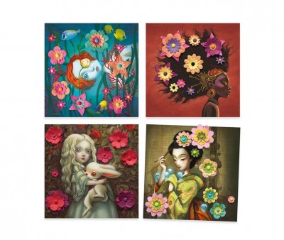 Papel Creativo 3D Rock'n Rosas