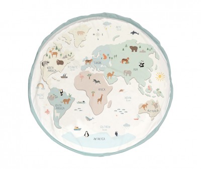Saco Reversible Play & Go Noomad Worldmap Colour