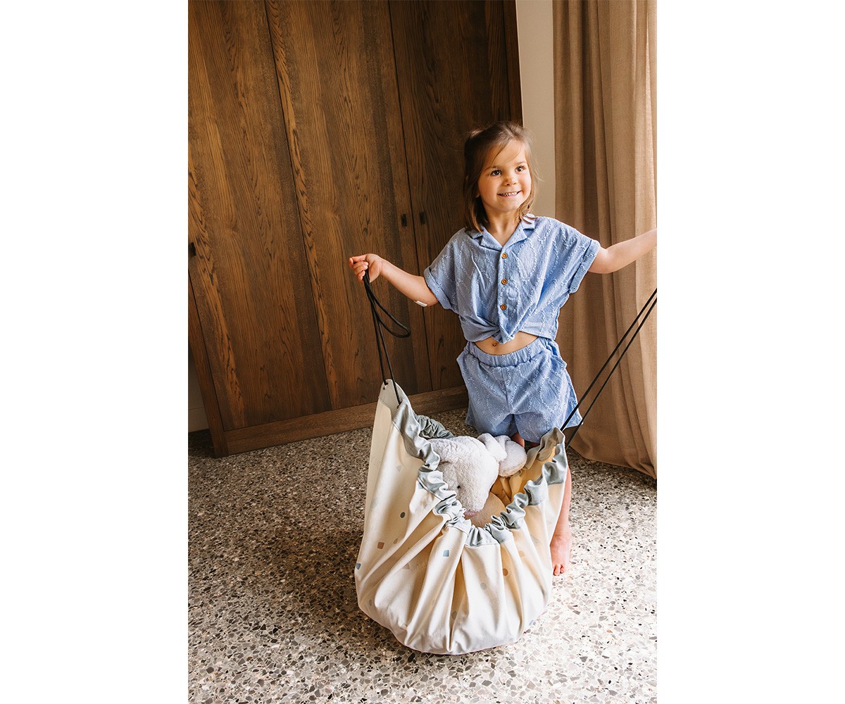 Saco reversível colorida Play & Go Noomad Worldmap