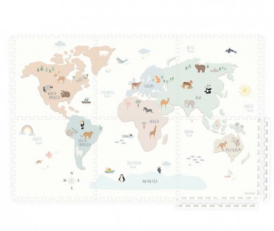 Alfombra de Juegos Tiloo Puzzle Worldmap