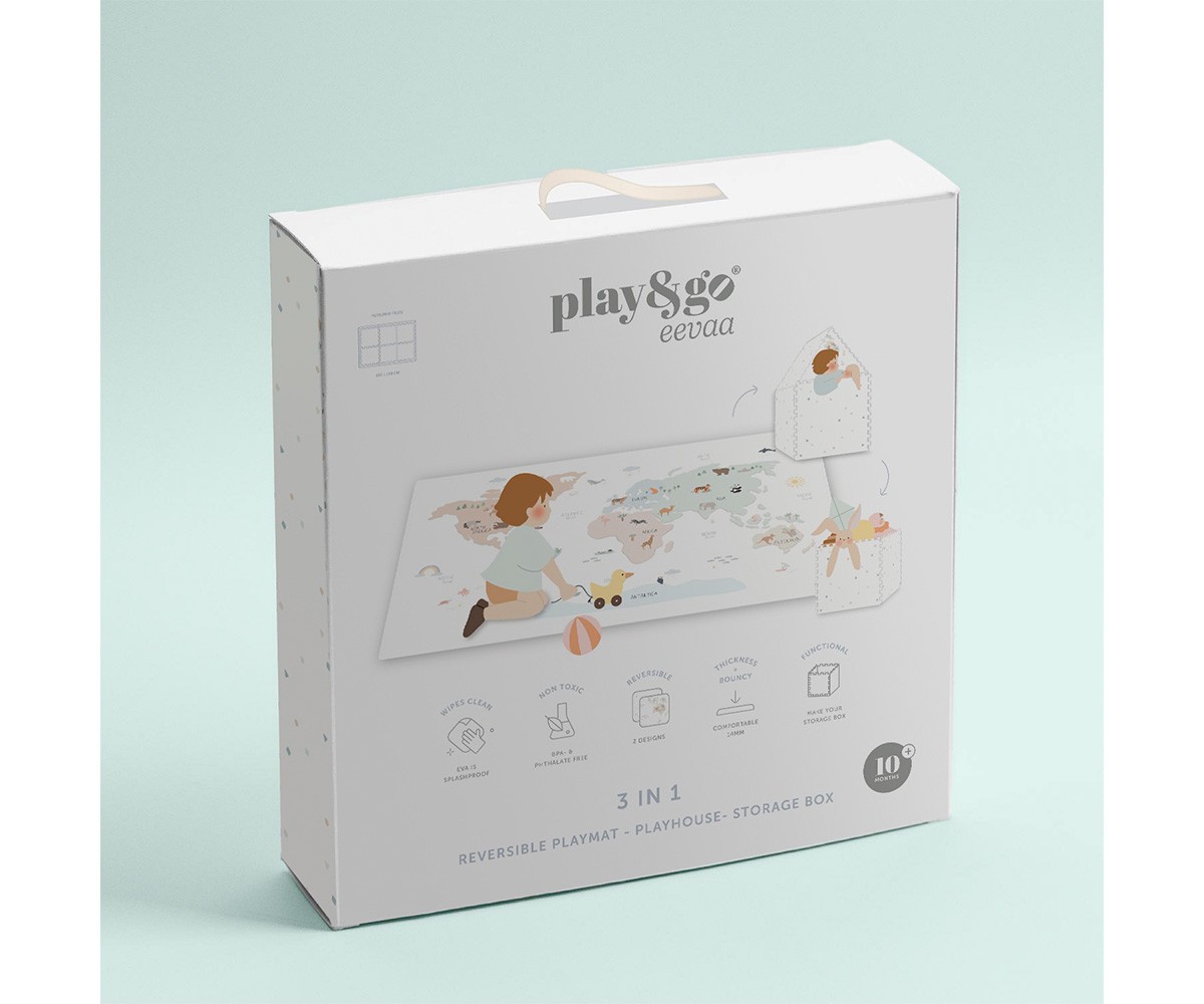 Tapis de Jeu Tiloo Puzzle Worldmap