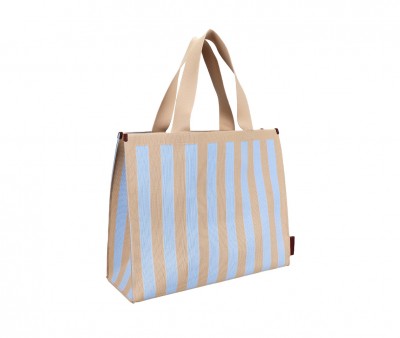 Bolso Shopper Knitted Marzipan + Sky