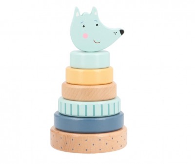 Personalized Wolf Stacking Tower
