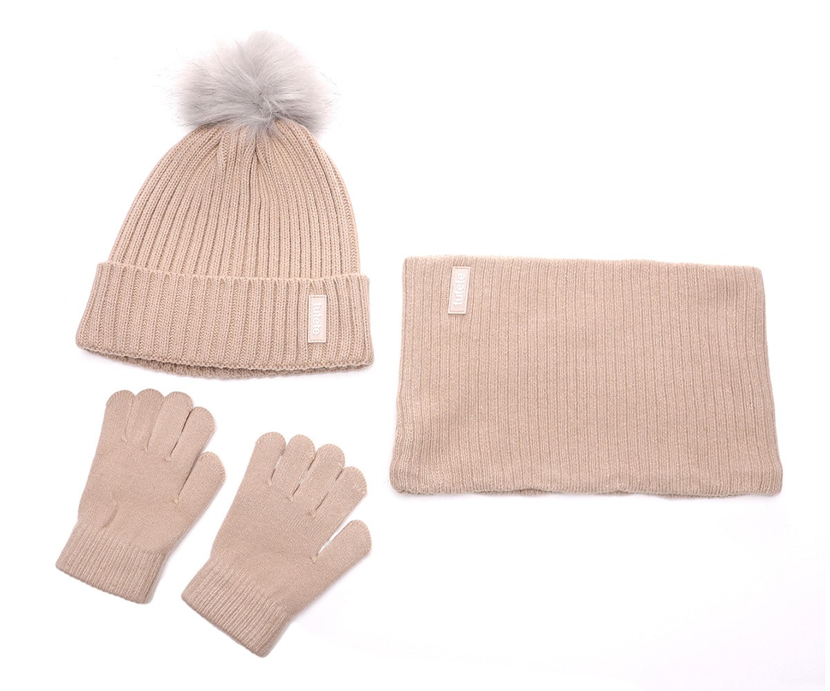 Set de Invierno Gorro, Guantes y Buff Geometric Nature