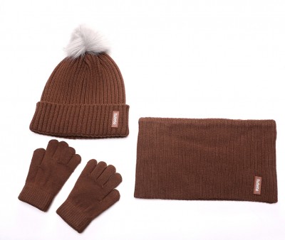 Set de Invierno Gorro, Guantes y Buff Funny Letters