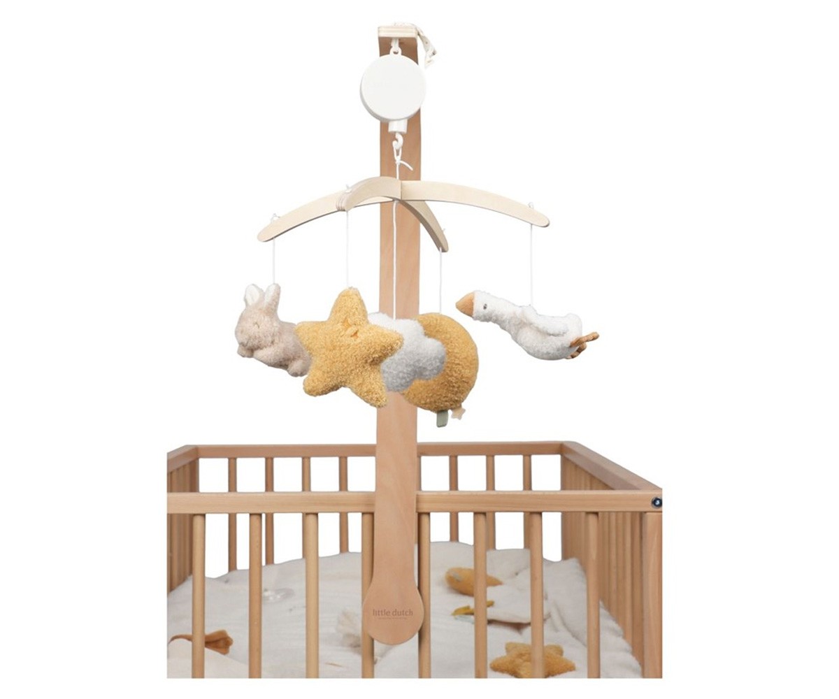 Móvil Musical Madera Newborn Naturals FSC