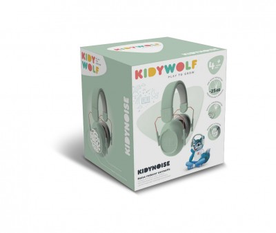 Kidynoise Green Noise-Canceling Headphones