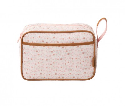 Neceser de Viaje Impermeable Flores Personalizable
