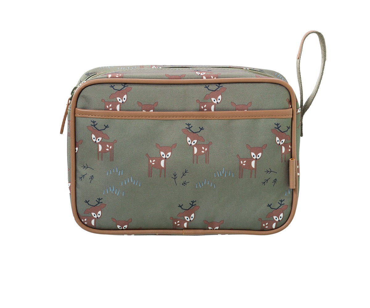 Waterproof Travel Toiletry Bag Green Fawn