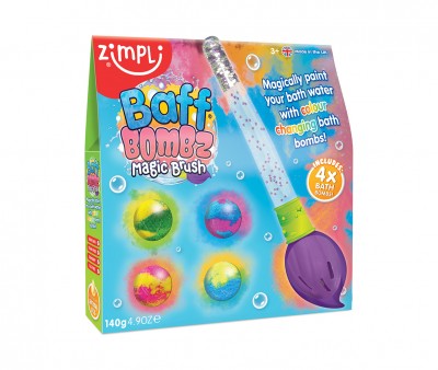 Pincel Mágico + 4 Bombas de Baño