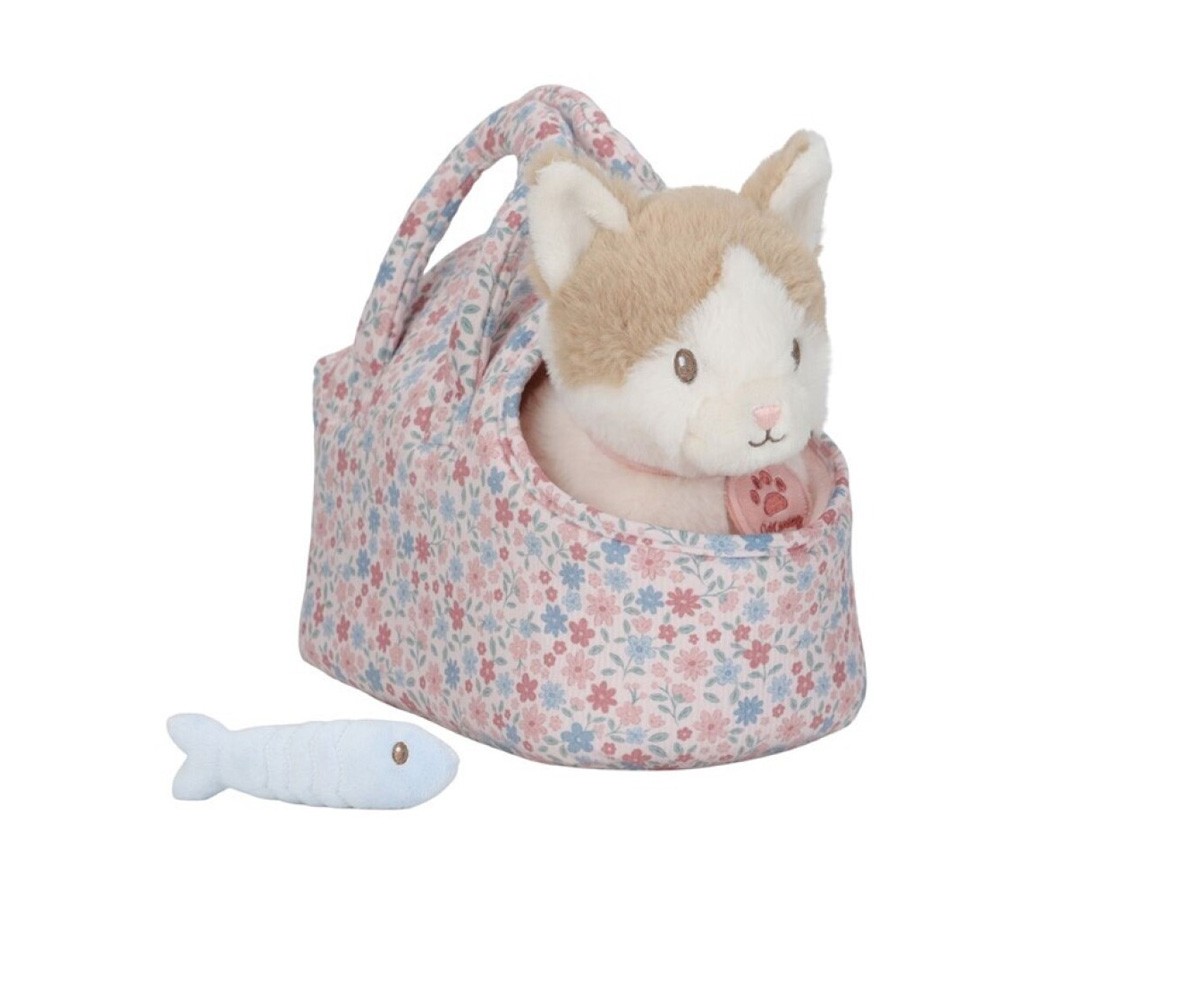 Gatito de Peluche Marley con Bolsa de Transporte