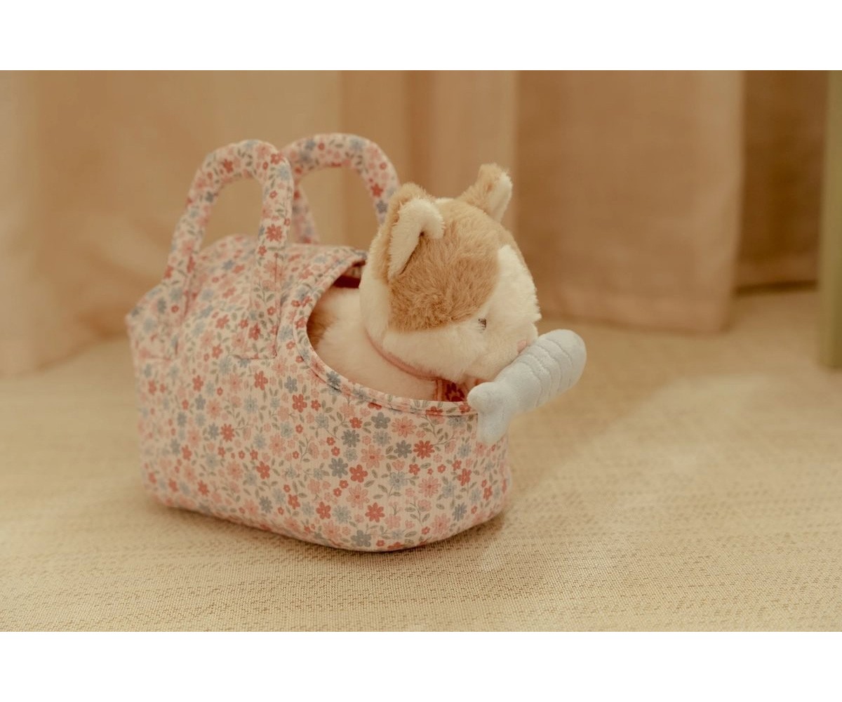 Gatito de Peluche Marley con Bolsa de Transporte