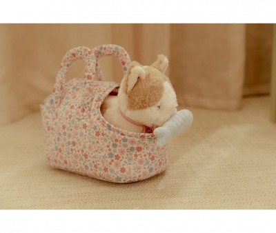 Gatito de Peluche Marley con Bolsa de Transporte