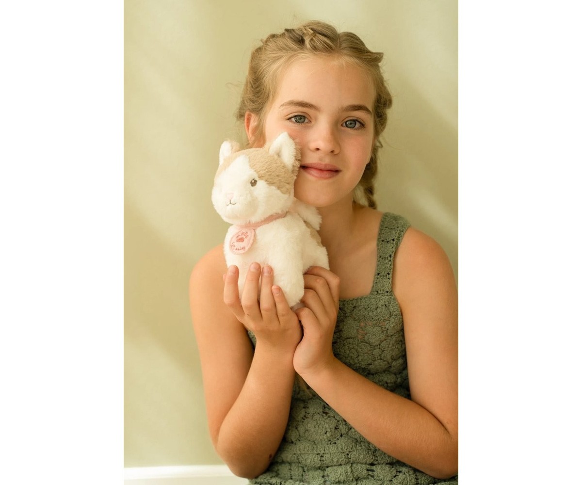 Gatito de Peluche Marley con Bolsa de Transporte