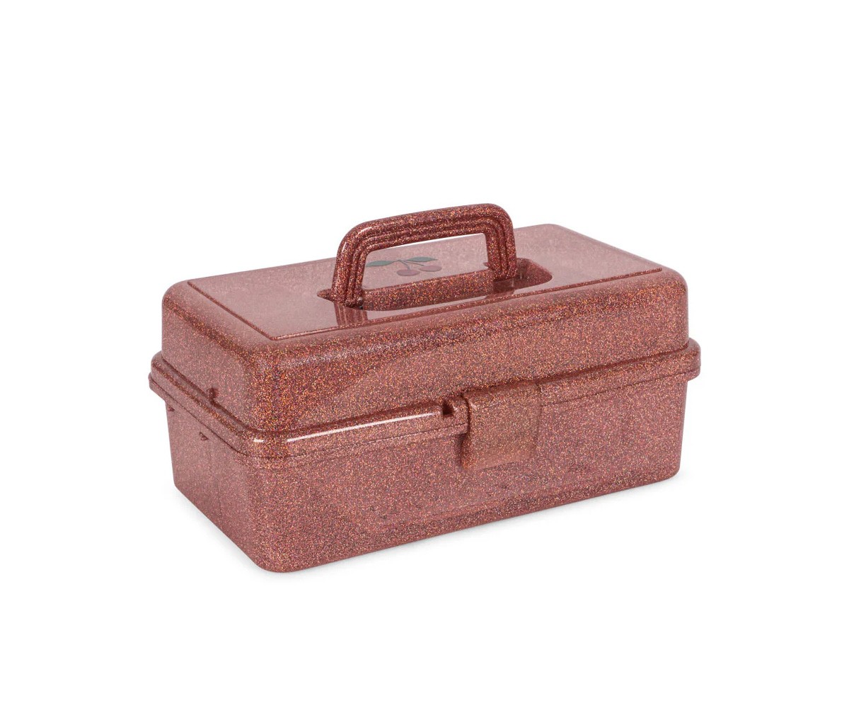 Estojo Creative Art Caddy Glitter Rose