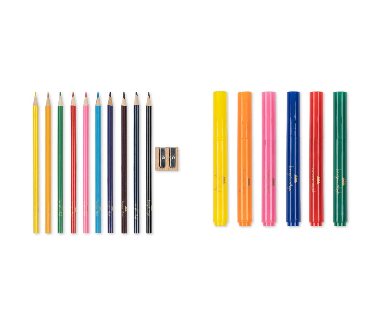 Estojo Creative Art Caddy Glitter Rose