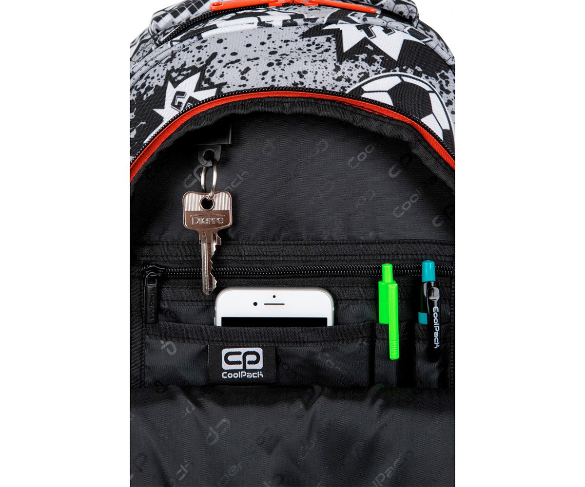 Mochila escolar Jimmy Led Grey Ball
