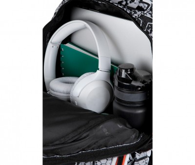 Mochila Escolar Jimmy Led Grey Ball