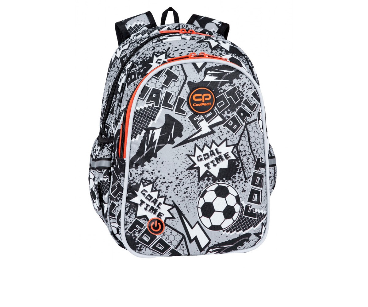 Mochila escolar Jimmy Led Grey Ball