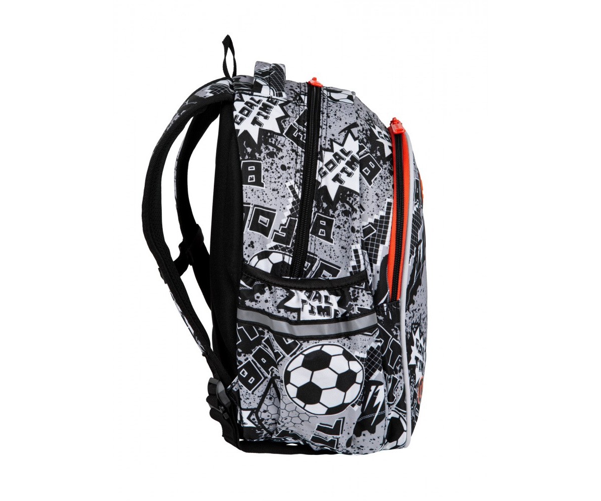 Mochila escolar Jimmy Led Grey Ball
