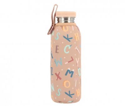 Botella Acero con Funda Funny Letters Personalizable 750ml
