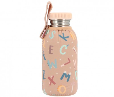 Botella Acero con Funda Funny Letters Personalizable 500ml