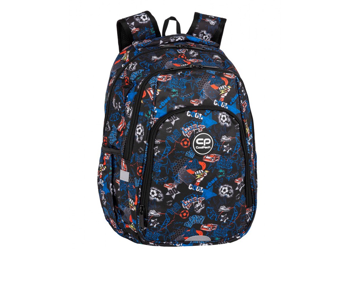 Mochila Escolar Strike Rainbow Techno Graph
